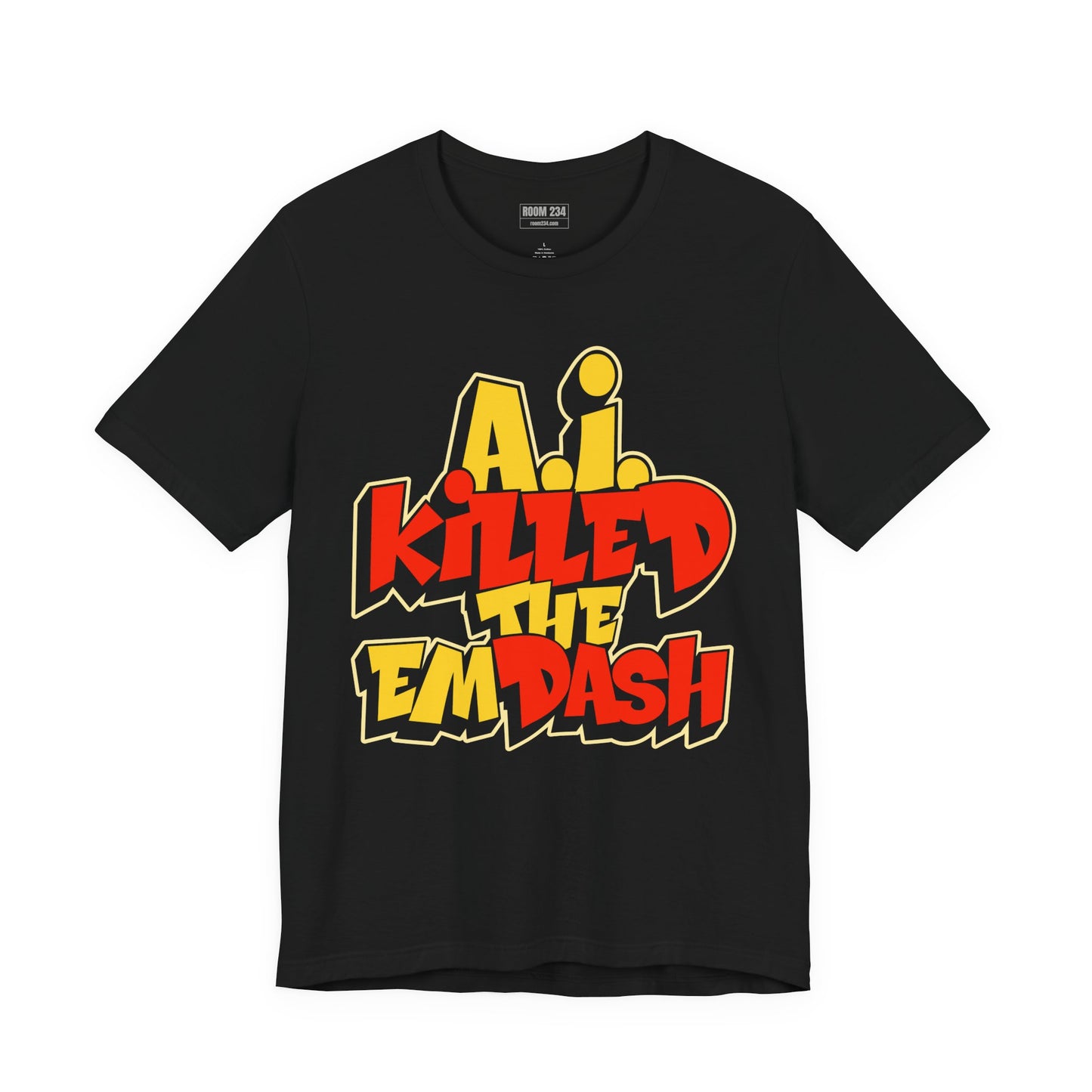 A.I. Killed the Em Dash Graphic Tee