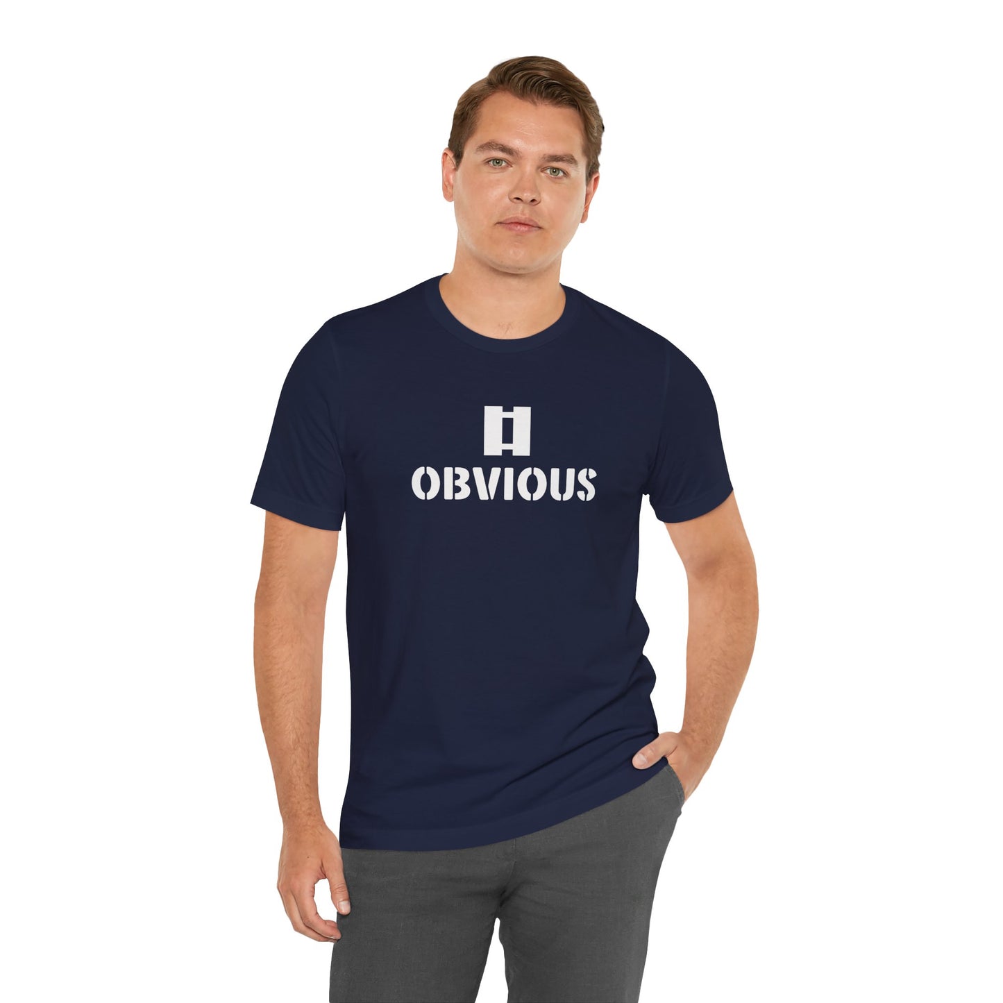 Unisex Jersey Short Sleeve Tee—Captain Obvious